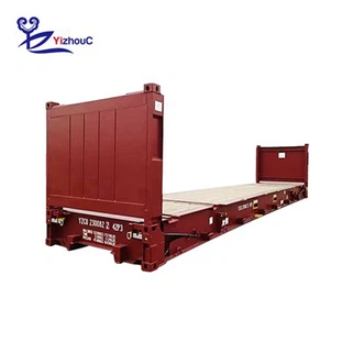 Contenidors d’enviament de rack pla de 20 peus